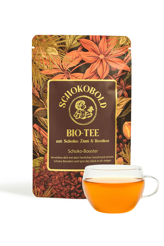 Bio Tee mit Schoko, Zimt & Rooibos